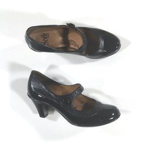 COPY - Sofft Patent Leather Mary Jane Heels Womens Size 6.5M Black